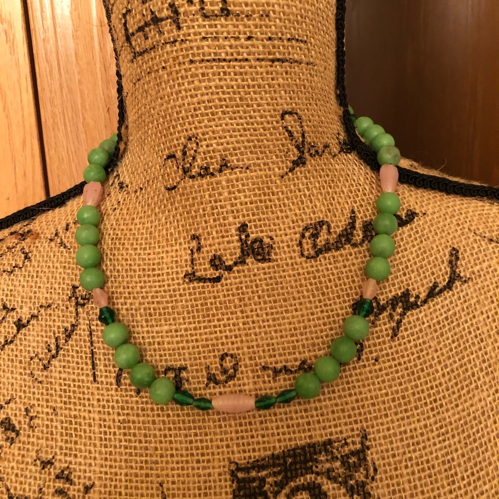 2/7$ REAL stone necklace